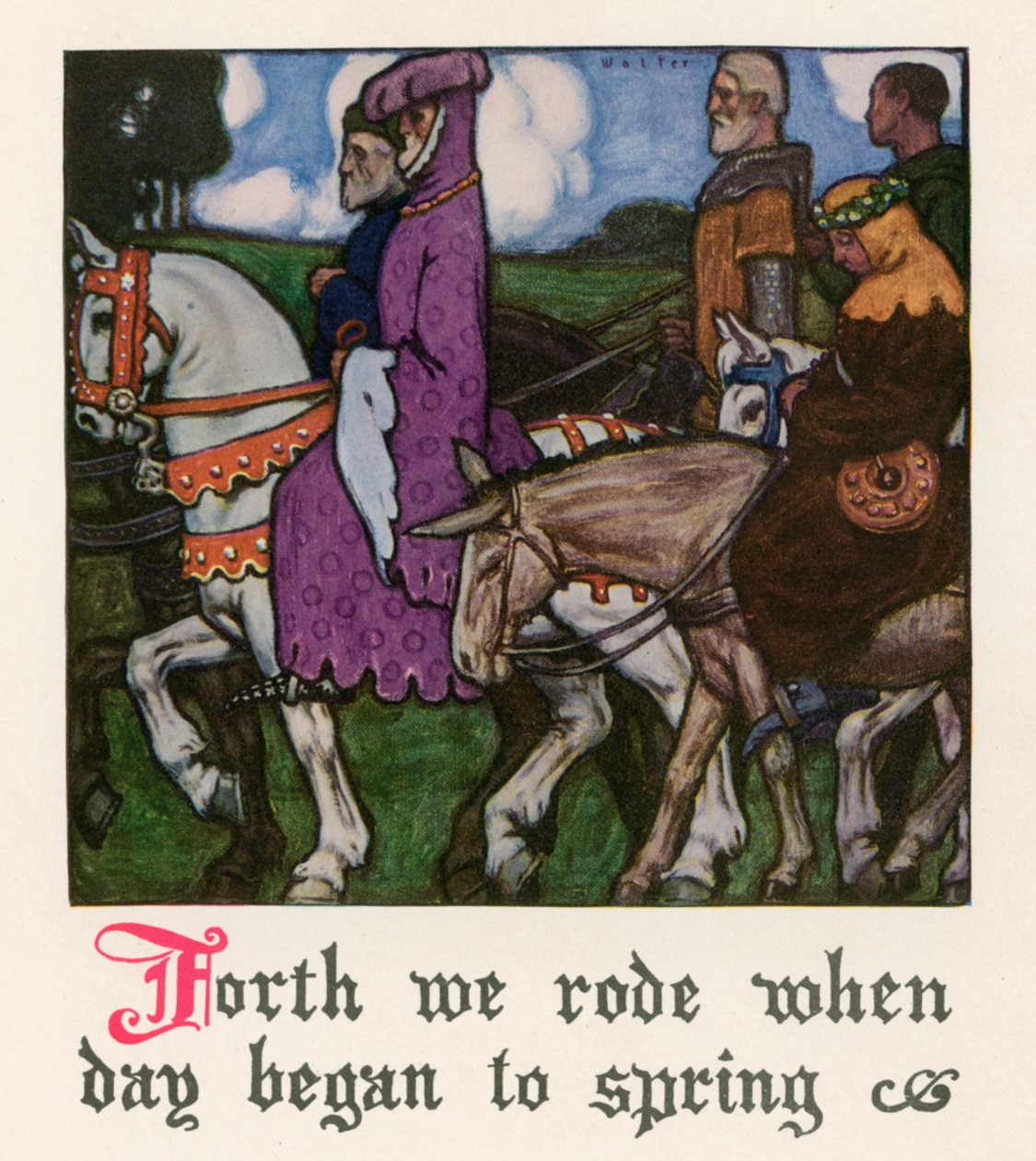 Walter Appleton Clark – Chaucer The Canterbury Tales – (MeisterDrucke-91496)