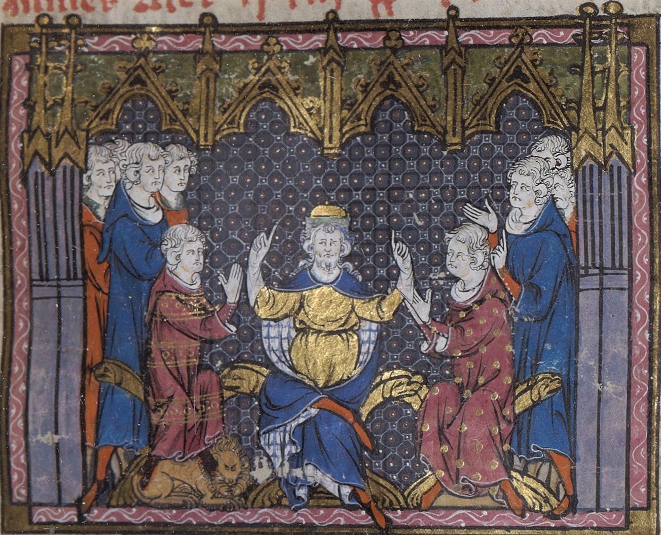 Charles_Martel_divise_le_royaume_entre_Pépin_et_Carloman