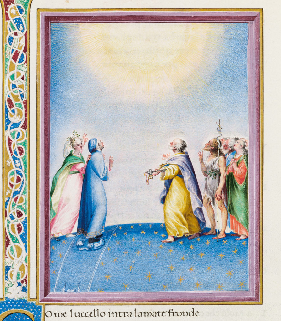 Dante e Beatrice contemplano la luce